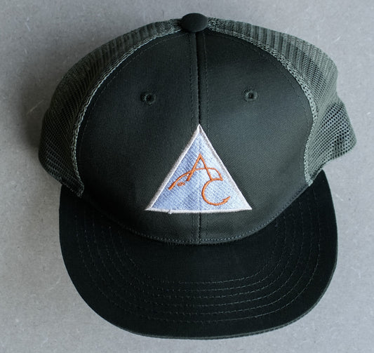Angry Carp Snapback Cap Army Green
