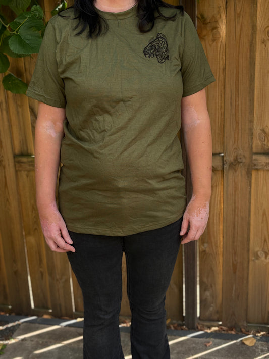Angry Carp T-Shirt Groen