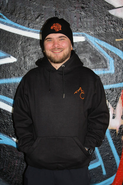 Angry Carp Hoodie Zwart | Angry Carp Crew