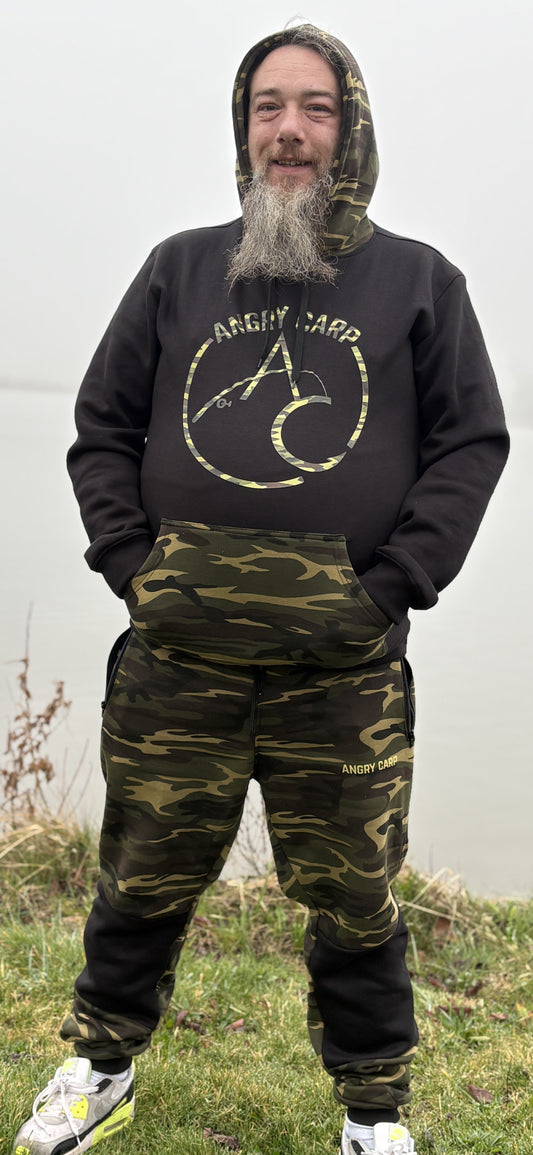 Angry Carp Camo Hoodie