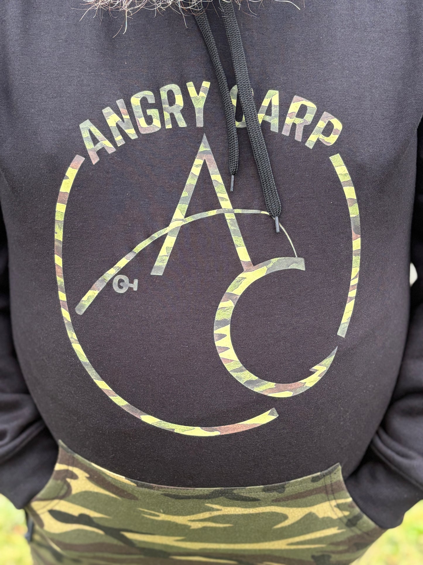 Angry Carp Camo Hoodie