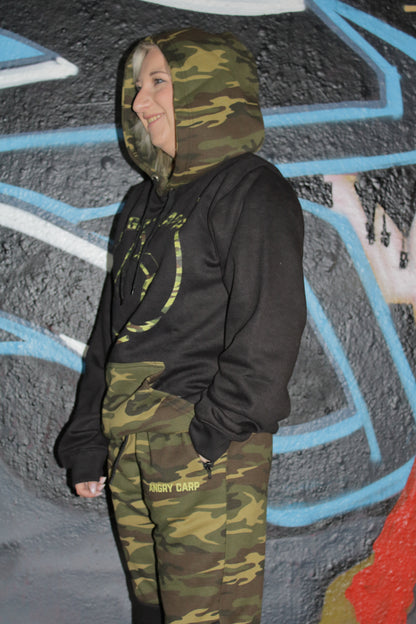 Angry Carp Camo Hoodie