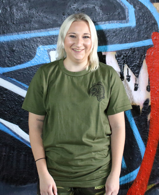 T-Shirt Groen – Black Carp