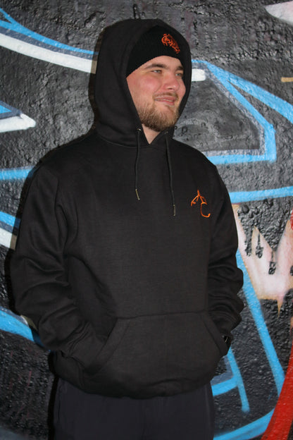 Angry Carp Hoodie Zwart | Angry Carp Crew