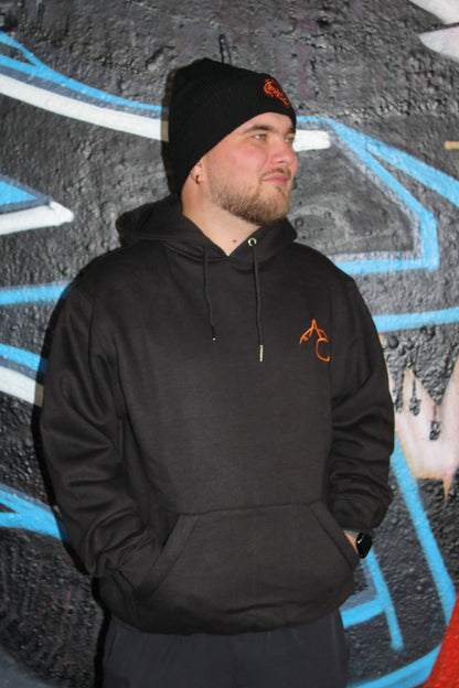 Angry Carp Hoodie Zwart | Angry Carp Crew